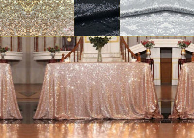 nappe sequin rectangle